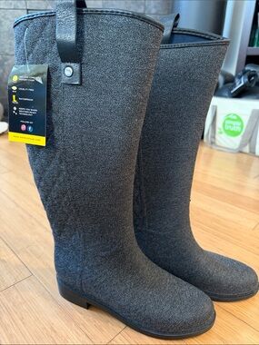 Wet Knot WK Waterproof Knit Boot in Charcoal